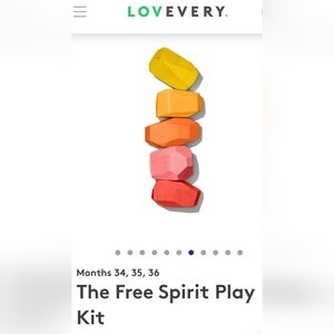 LOVEVERY Solid Wood Stacking Boulders